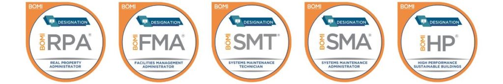 BOMI Designation Badges